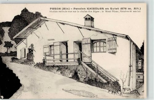 01630 Peron Radierung Pension Kniedler