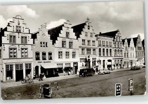 25840 W2254 Friedrichstadt , Eider - Gemüsehandlung Giebelhaus