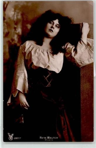 Reta Walter Mandoline Opernsänger 1907