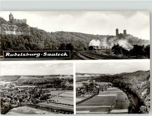 Bad Kösen Eisenbahn Dampflok Rudelsburg Burgruine Saaleck