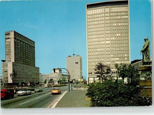 Essen Bismarckplatz Denkmal Hochhaus