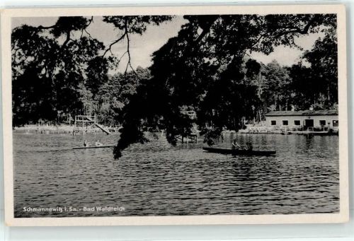 Schmannewitz Bad Waldteich Ruderboot