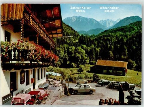 Bayrischzell Wilder Kaiser Zahmer Gasthaus Zum feurigen Tatzlturm Familie Kiesl