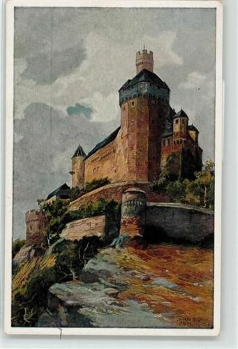 Braubach Marksburg sign. Hans Rud Schulze