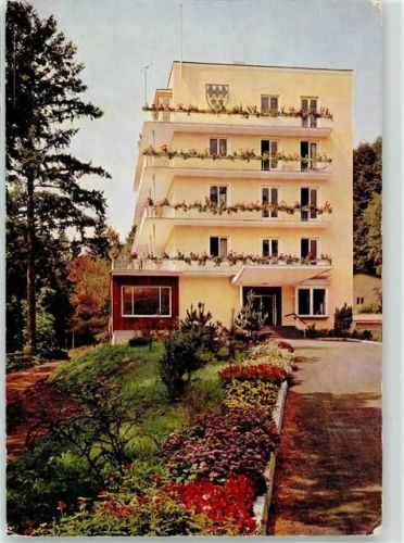 Bad Brückenau Sanatorium Dr von Weckbecker Auffahrt