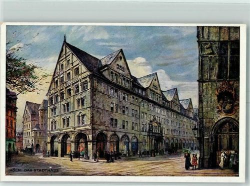 Köln Altstadt-Süd 101 Neues Stadthaus Neue Kölner Künstlerkarten sign Paul Geissler Nr 508