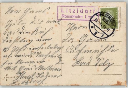 Litzldorf Landpoststempel