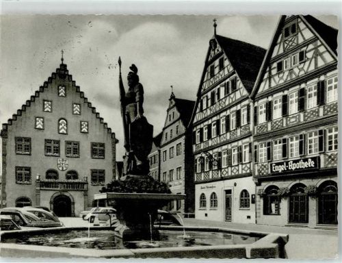 Bad Mergentheim Engel-Apotheke Michlingsbrunnen Rathaus