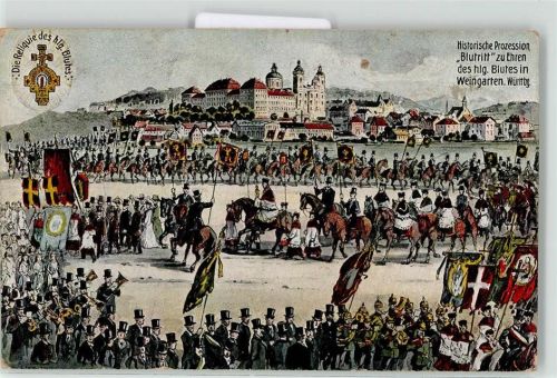 Weingarten Historische Prozession Blutritt