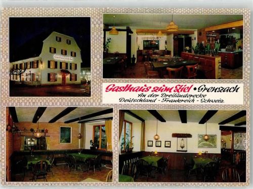 Grenzach Gasthaus zum Ziel Besitzer Eugen Stolz