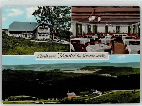 79183 W7808 Waldkirch , Breisgau - Gasthaus Kandelhof Karl Scherzinger Kandel