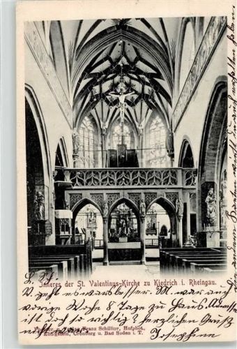 Kiedrich 1903 St. Valentins Kirche