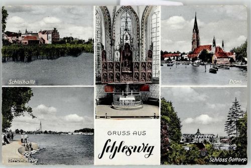 24837 W2380 Schleswig - Schleihalle Do Strandweg Schloss Gottorp