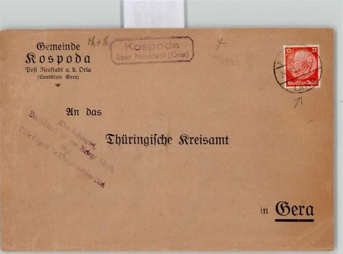 Kospoda Landpoststempel