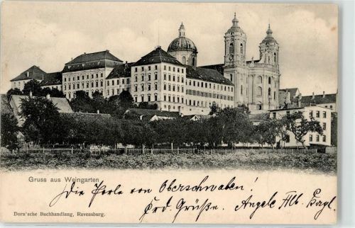 Weingarten 1904 Kirche