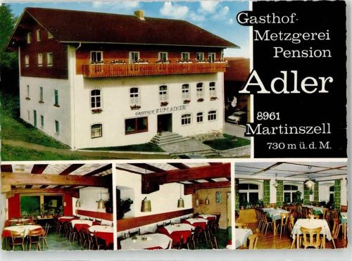 87448 W8963 Martinszell i Allgäu - Gasthaus Pension Zum Adler
