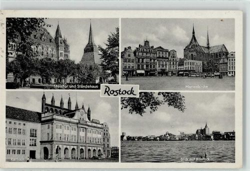 Rostock Steintor Ständehaus Marienkirche