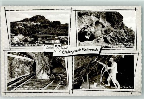 Bodenmais Erzbergwerk Silberberg Aufbereitung Bergmann Unter Tage Trum Barbarastollen