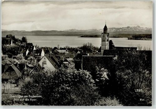 Überlingen Blick auf Bodensee und Alpen