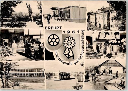 Erfurt Gartenbau Ausstellung 1961 Omnibus