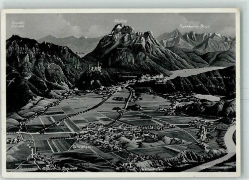 Schwangau Orientierungskarte