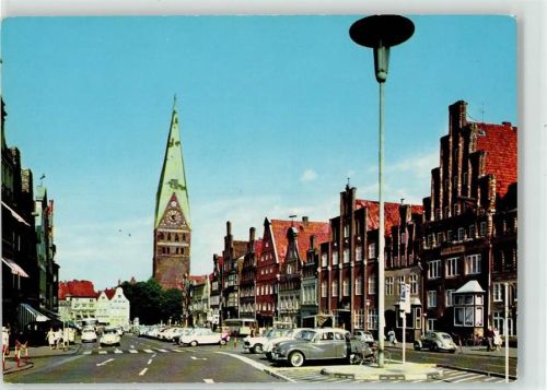 Lüneburg Am Sande Kirche St. Johannis VW Käfer