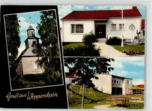 Wippershain Geschäft Spielplatz Kirche