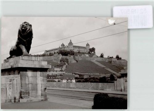 Würzburg Ort handschriftlich Löwenbrücke Festung