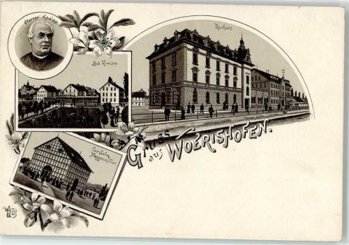 Bad Wörishofen Kurhaus Portrait Pfarrer Kneipp Bad Kreuzen Kursalon Haggenmiller
