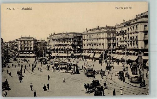 Madrid Puerta del Sol Straßenbahn