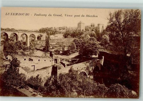 Grund Viadukt Pont du Stierchen Burg Türme Mauerb