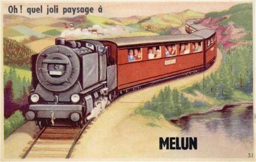 Melun Melun (Frankreich) Leporello I-II
