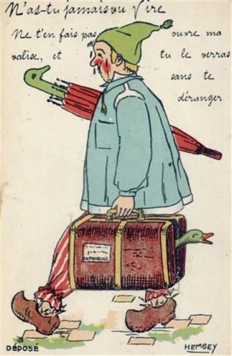 Vire (Frankreich) Leporello II (kleine Einrisse, kleiner Fleck VS)