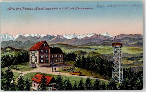 Hochblauen Hotel Turm Alpenpanorama