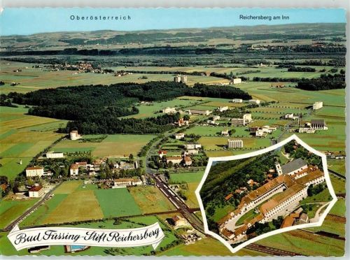 Bad Füssing Stift Reichersberg Fliegeraufnahme