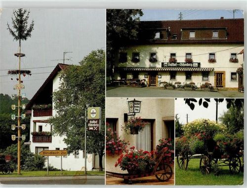 Bindlach Gasthaus zum Oschenberg Maibaum