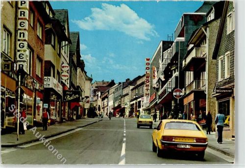Brilon Bahnhofstraße Ford Capri Fiat Panda