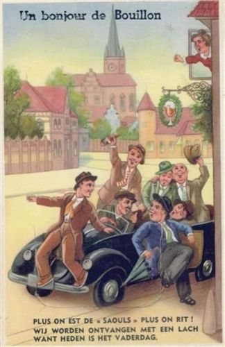 Bouillon Bouillon (Belgien) Leporello I-II (Marke entfernt)