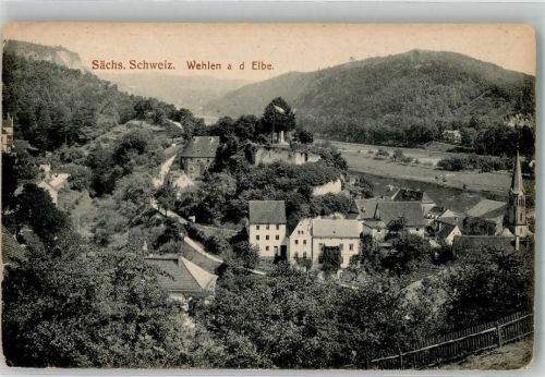 Wehlen Stadt Säschische Schweiz