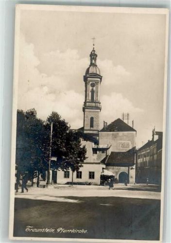 Traunstein 1942 Feldpost WK II Telgr. Prinz-Ludwig-Heim Pfarr- Kirche