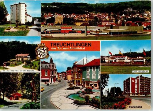 Treuchtlingen Sportzentrum Waldlehrpfad Schutzhütte Stadtplatz