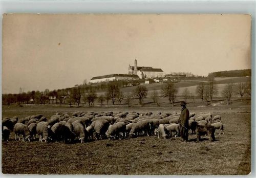 Neresheim 1929 Kirche Abtei