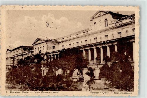 Quito 1935 Schloss Palais Gouvernenental