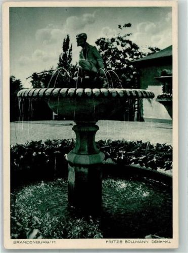 Brandenburg 1939 Denkmal Fritz Bollmann