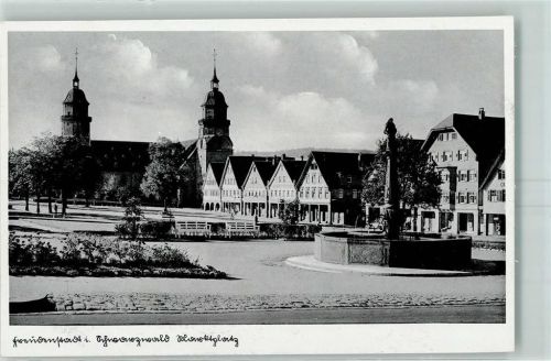 72250 W7290 Freudenstadt - Marktplatz Brunnen