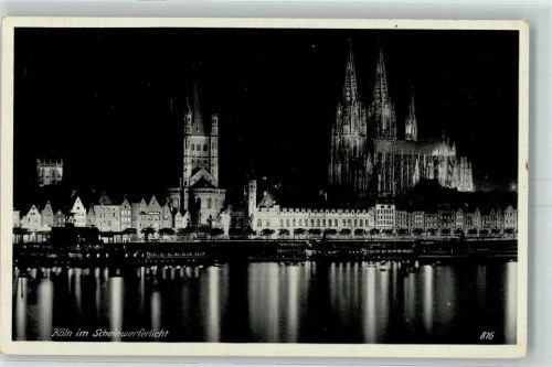 50667 W5021 Köln Altstadt-Nord 103 - Dom Nacht Beleuchtung