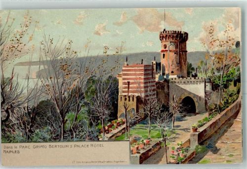 Napoli 1910 Dans le Parc Grifeo Bertolini`s Palace Hotel