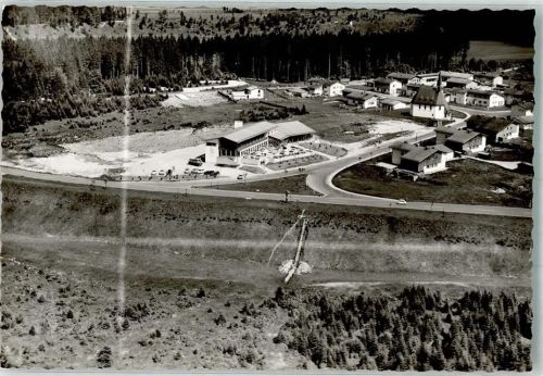 Fall Fliegeraufnahme Hotel Ort handschriftlich Foto Original aus Archiv eines Ansichtskartenverlages