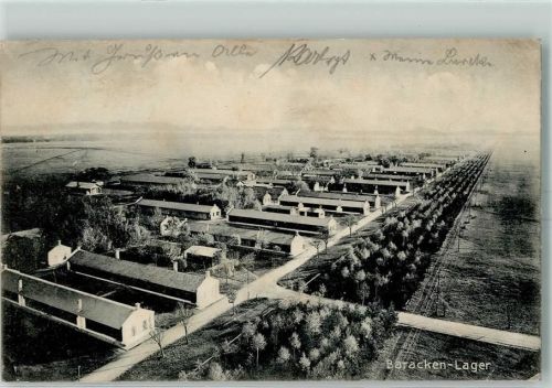 Lager Lechfeld 1911 Truppenübungsplatz Barackenlager