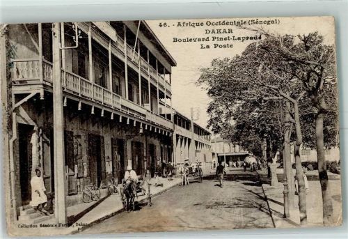 Dakar Afrique Occidentale Nr 46 Boulebard Pinet-Laprade La Poste
